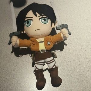 Attack on Titan Eren Plush + Bag